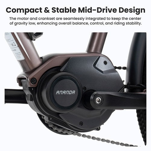 Elektrovelosipēds Touroll MA2 250W vidējas piedziņas motors 36V 13Ah Elektrovelosipēds Touroll MA2 250W vidējas piedziņas motors 36V 13Ah